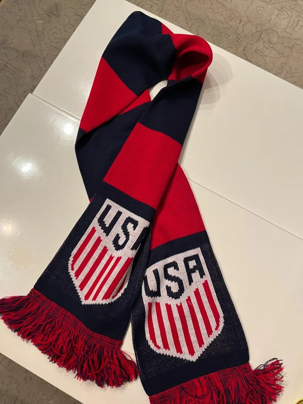 NFSD - USA Soccer Patriotic Scarf ( NWT) (m/a)